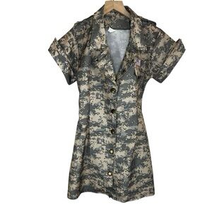 2/$30 Spirit Halloween Desert Dolly Size 8-10 Large Dress Camouflage